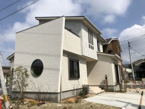 野中町Ⅲ⑩号地モデルハウス外観