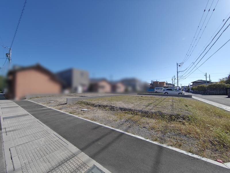 現況写真　北側道路から。